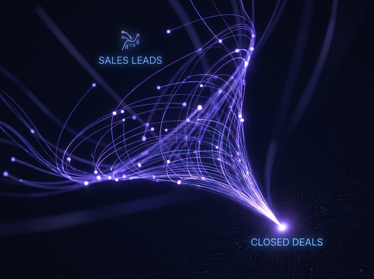 Sales leads flowing through xyCloser into closed deals